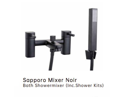 iCladd Sapporo Mixer Noir Bath Shower Mixer